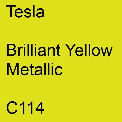 Tesla, Brilliant Yellow Metallic, C114.